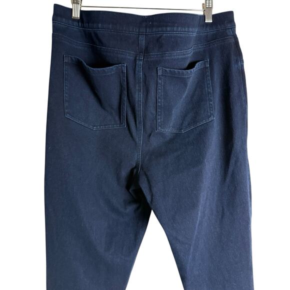 Spanx Jean-ish Blue Pull-On Stretch Jean Leggings Plus Size 2X - Picture 6 of 10